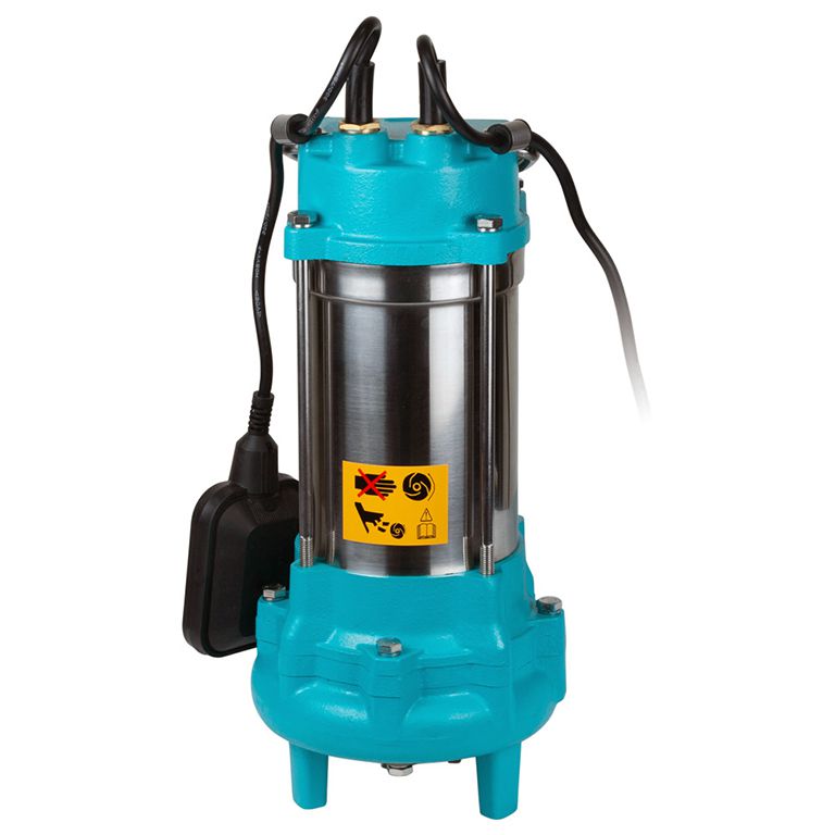 Насос каналізаційний 0.75кВт Hmax 12м Qmax 225л/хв з ножем (нерж) Aquatica WQD7-8-0.75QGF (773432)