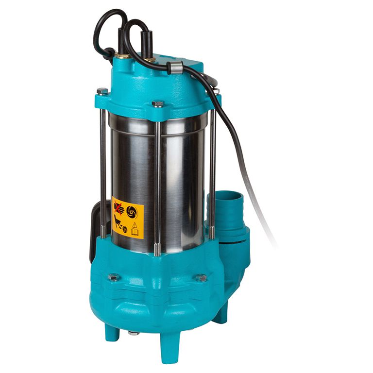 Насос каналізаційний 1.1кВт Hmax 15.5м Qmax 300л/хв з ножем (нерж) Aquatica WQD7-12-1.1QGF (773433)