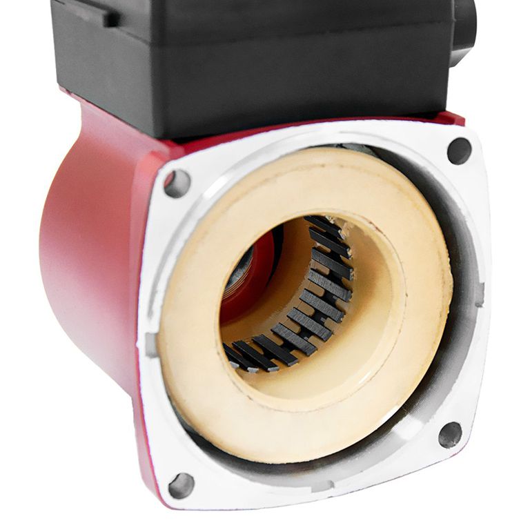 Насос циркуляційний Wetron 774212 (LPS25-4/180B) 75Вт Hmax 4м Qmax 40л/хв Ø1½" 180мм бордо + гайки Ø1"