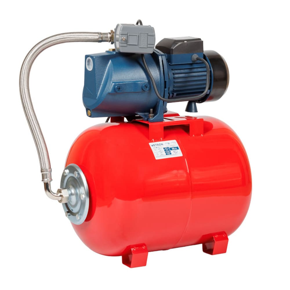 Насосна станція Wetron JSW15M/50UA (775035/50) 1.1кВт Hmax 45м Qmax 85л/хв 50л