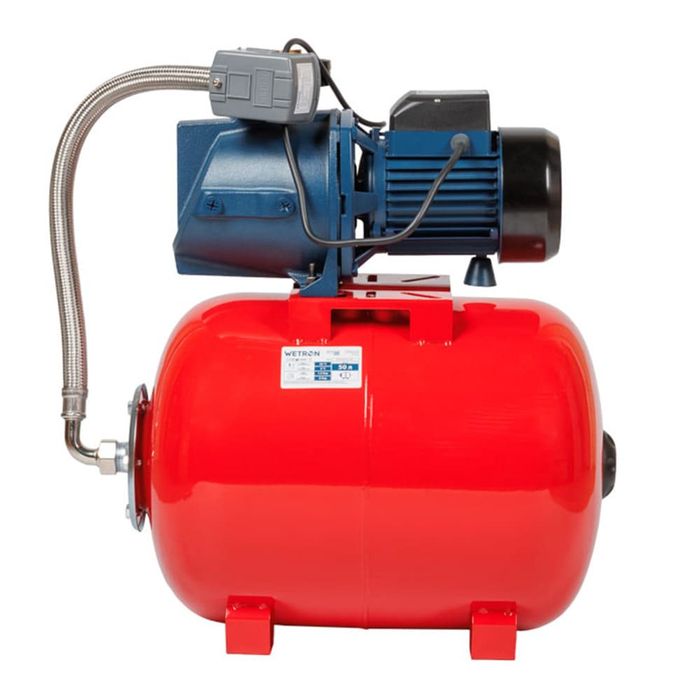 Насосна станція Wetron JSW15M/50UA (775035/50) 1.1кВт Hmax 45м Qmax 85л/хв 50л