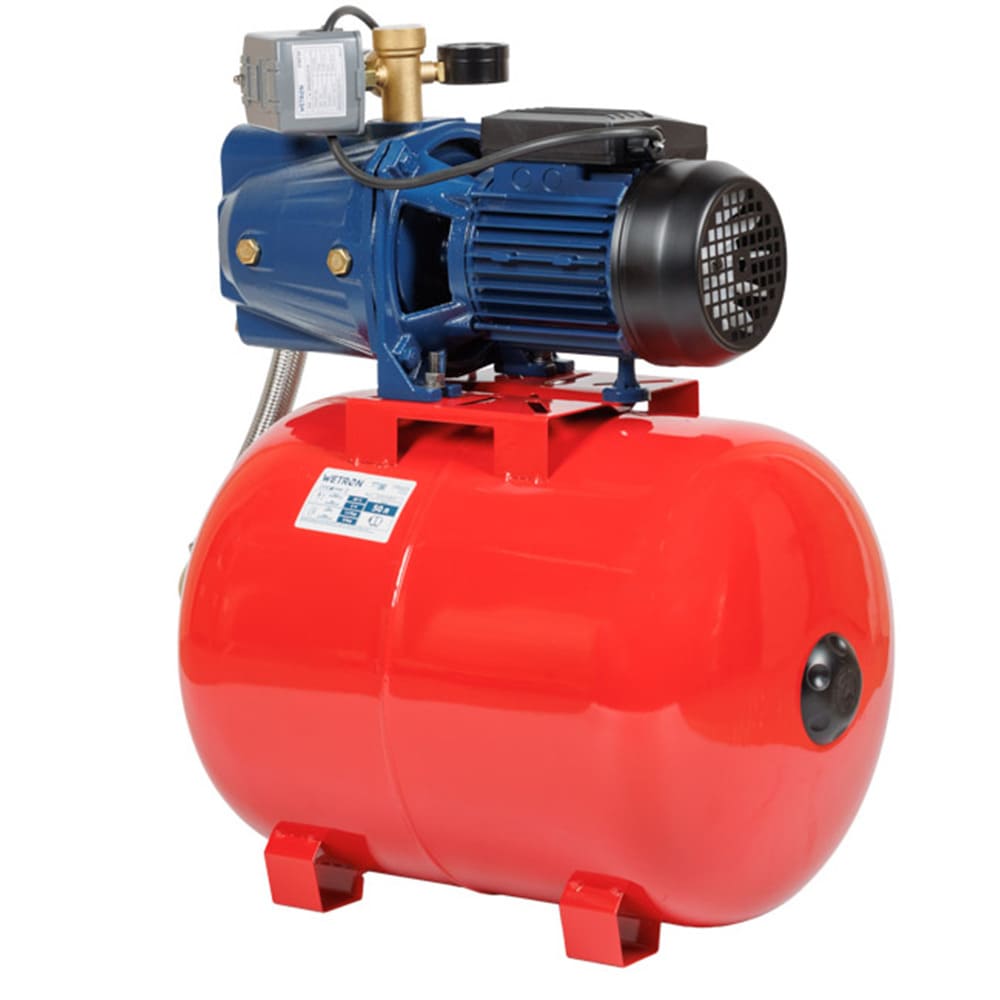 Насосна станція Wetron JET100A/50UA (775038/50) 0.9кВт Hmax 52м Qmax 70л/хв 50л