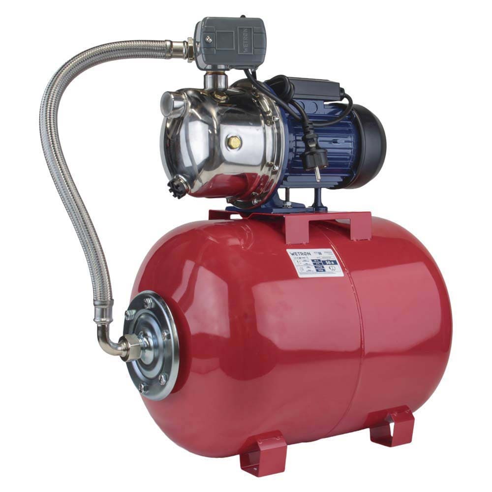 Насосна станція Wetron JETS100/50UA (775054/50) 1.1кВт Hmax 48м Qmax 60л/хв 50л