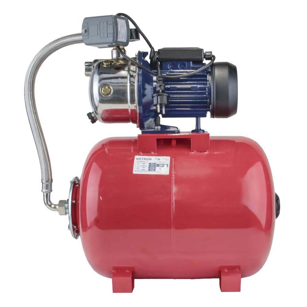 Насосна станція Wetron JETS100/50UA (775054/50) 1.1кВт Hmax 48м Qmax 60л/хв 50л