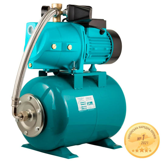 Насосна станція Aquatica JSWa10M/24UA (775083/24) 0.75кВт Hmax 42м Qmax 80л/хв 24л