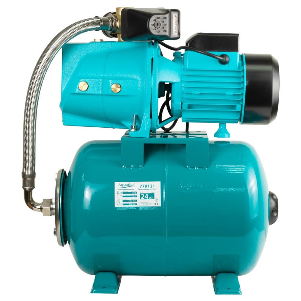 Насосна станція Aquatica JSWa10M/24UA (775083/24) 0.75кВт Hmax 42м Qmax 80л/хв 24л