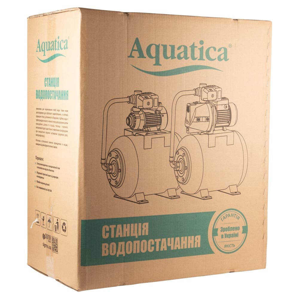 Насосна станція Aquatica (775092/24) 0.75кВт JETa60A5/UA