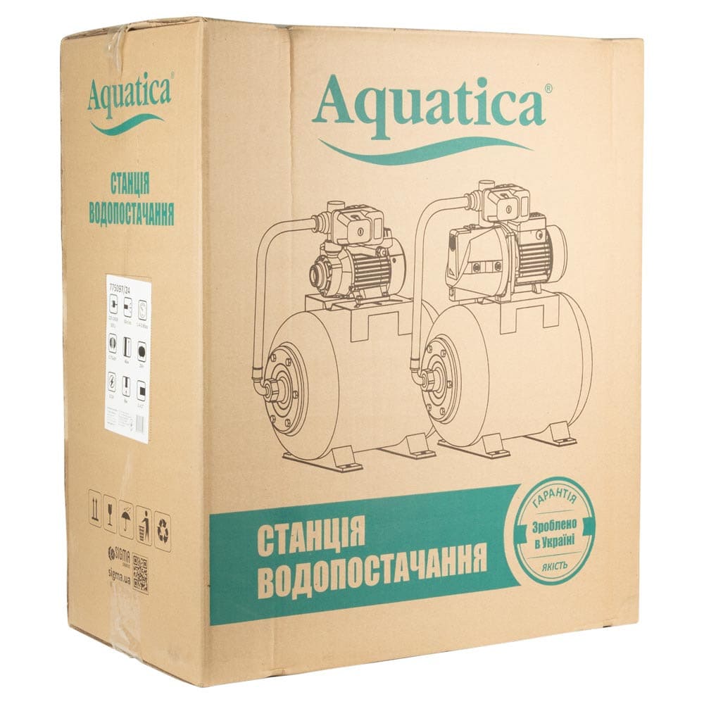 Насосна станція Aquatica (775097/24) 0.75кВт JETSa60A5/UA