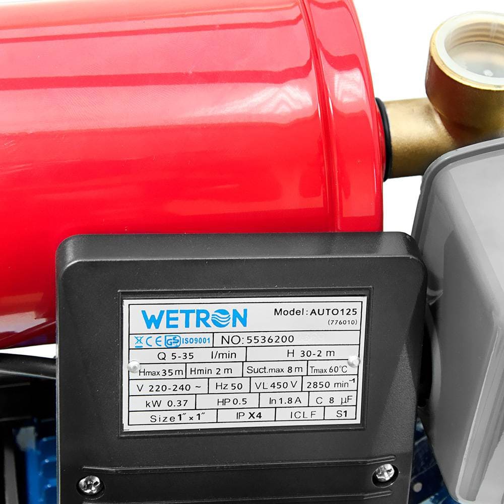 Насосна станція Wetron (776010) 0.37кВт AUTOGP125Z