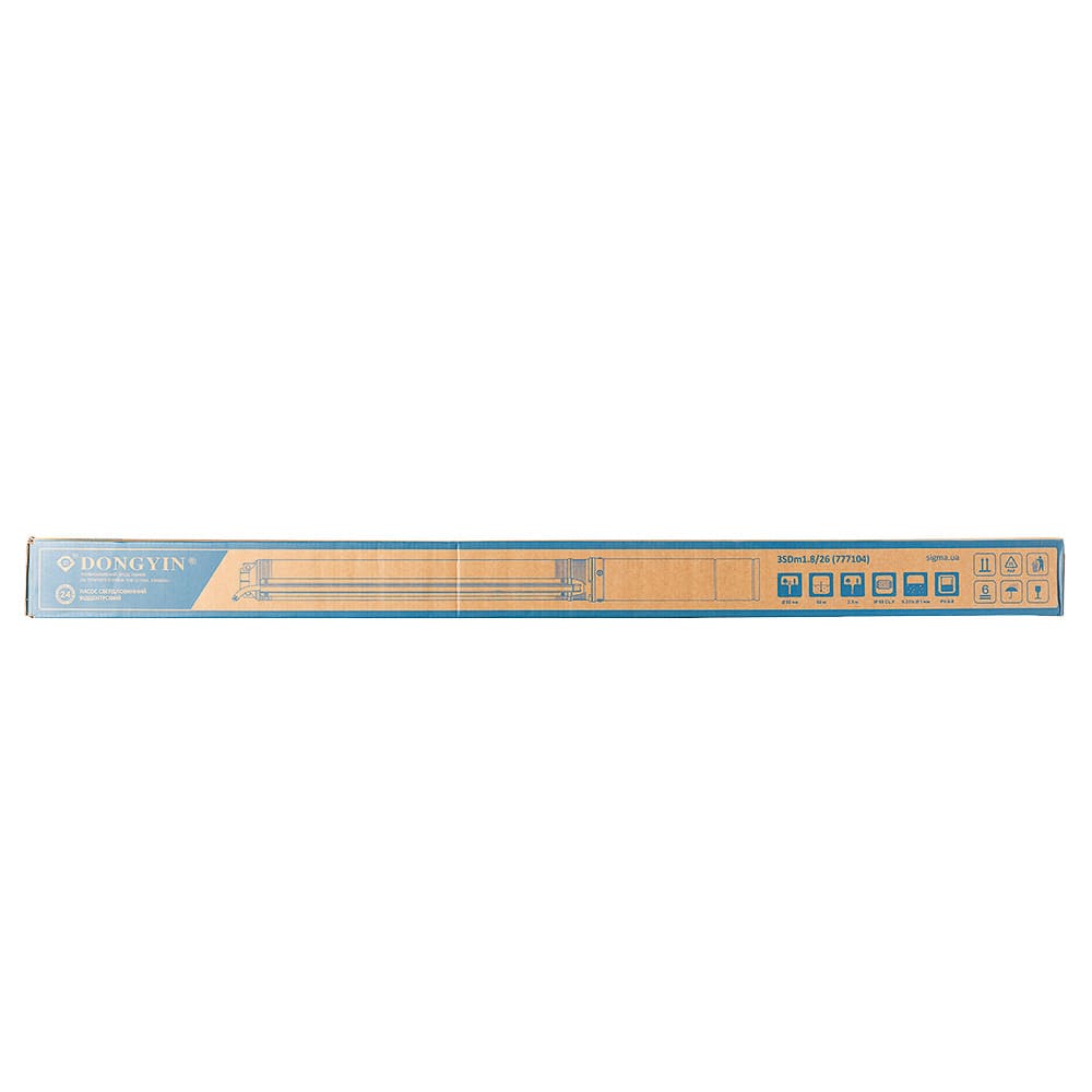 Насос Dongyin 777101 Відцентровий 0.25кВт H 43(33)м Q 45(30)л/хв Ø80мм (3SDm1.8/10)