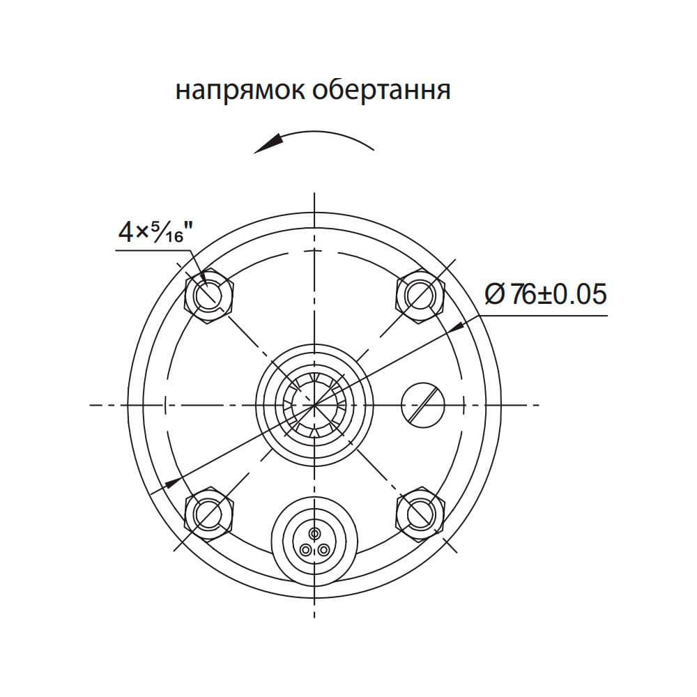 Насос Dongyin 777125 Відцентровий 1.5кВт H 176(140)м Q 55(33)л/хв Ø102мм (4SDm2/25)
