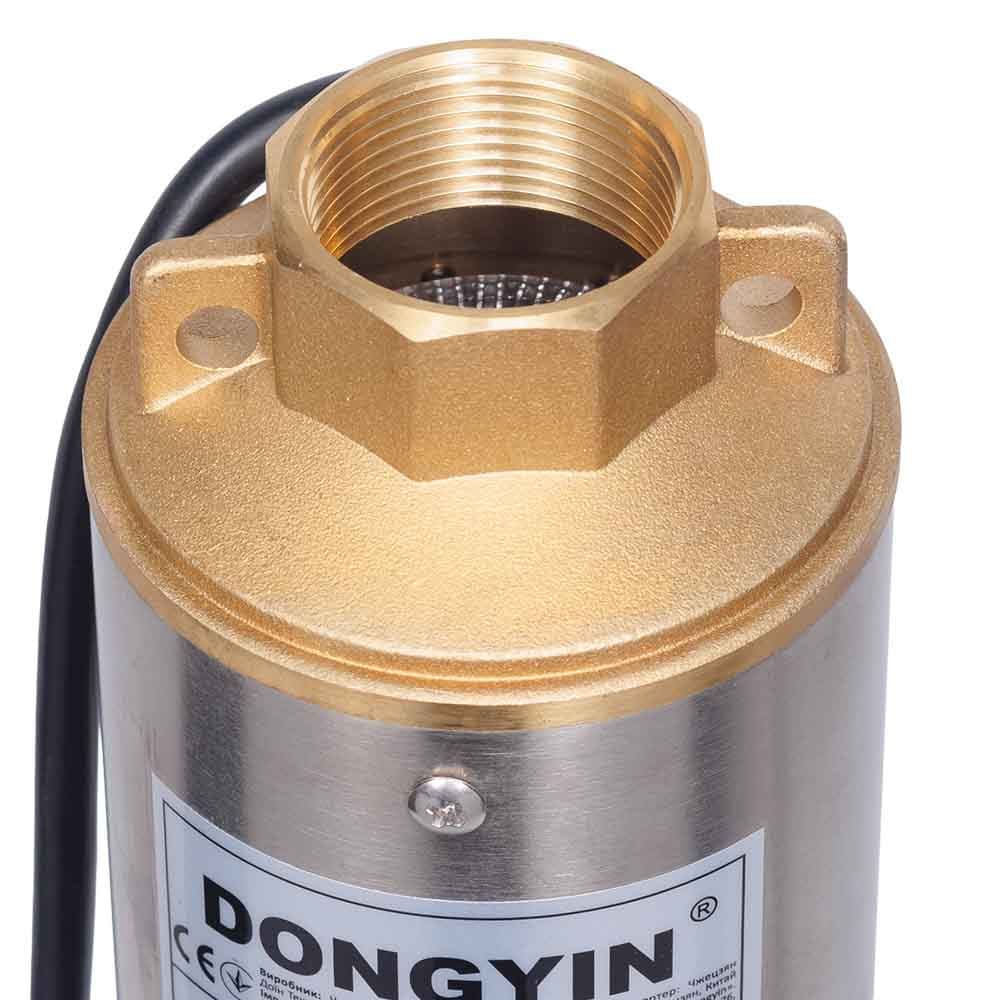 Насос Dongyin 777132 Відцентровий 0.75кВт H 73(50)м Q 100(67)л/хв Ø102мм (4SDm4/10)