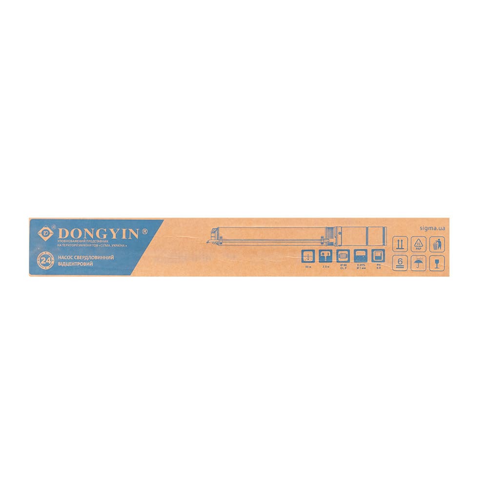 Насос Dongyin 7771563 Відцентровий 380В 4.0кВт H 170(110)м Q 180(130)л/хв Ø102мм+пульт (4SD8/27)