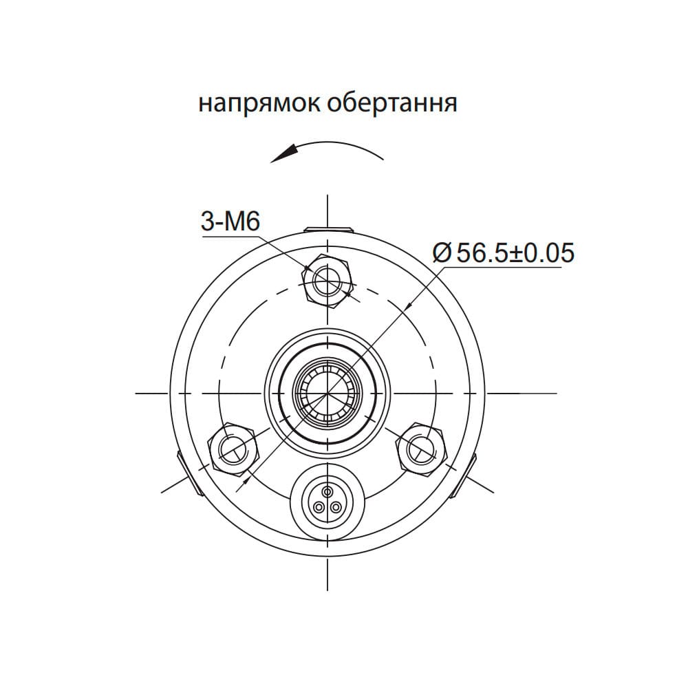 Насос Aquatica 778101 Відцентровий 0.37кВт H 48(36)м Q 45(30)л/хв Ø80мм (3QJD2-11-0.37)