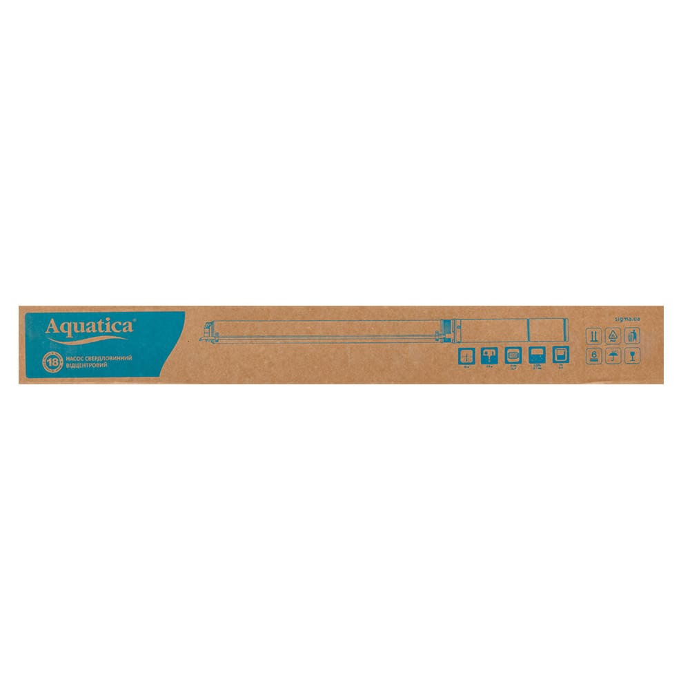 Насос Aquatica 778126 Відцентровий 1.3кВт H 148(114)м Q 55(35)л/хв Ø102мм (4QJD3-21-1.3)