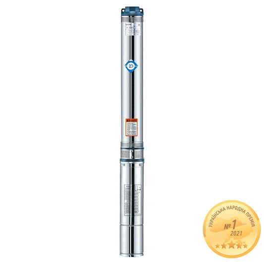 Насос Aquatica 778164 Відцентровий 1.3кВт H 77(49)м Q 140(100)л/хв Ø102мм (4QJD7-11-1.3)