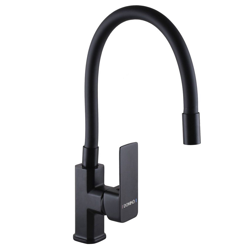 Змішувач для кухні DOMINO MALIBU DMM-203 LR-BLACK-BLACK з гнучким виливом