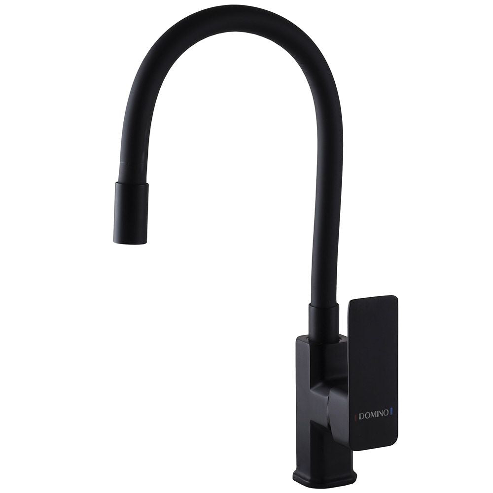 Змішувач для кухні DOMINO MALIBU DMM-203 LR-BLACK-BLACK з гнучким виливом