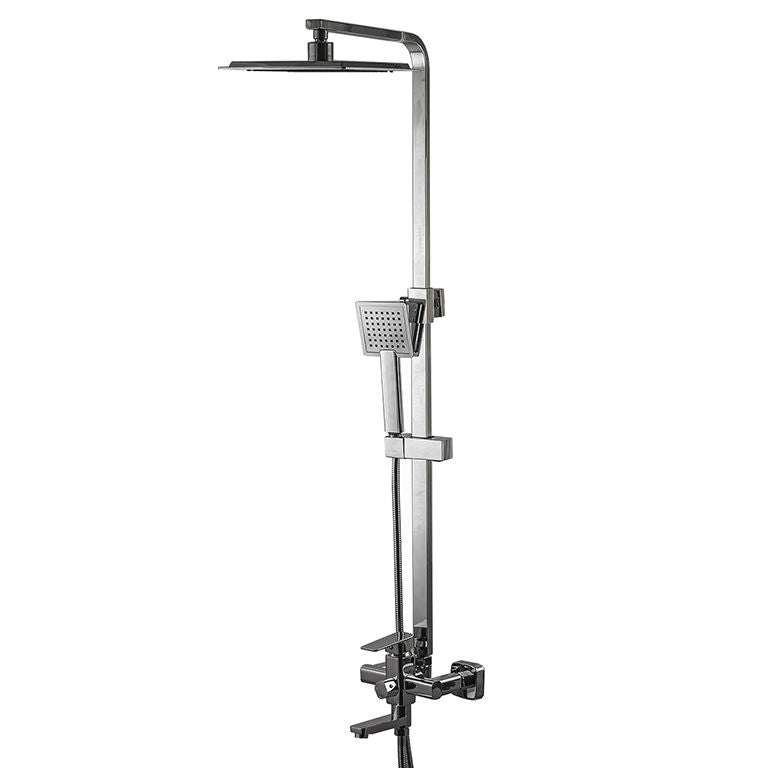 Душова система Globus Lux DS0026 з виливом, латунь, Штанга 125см