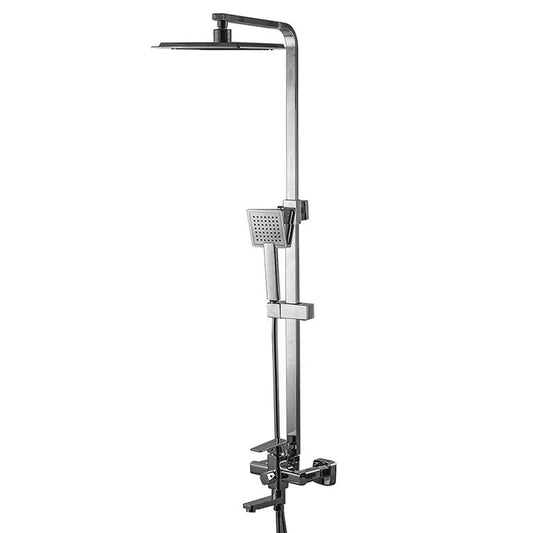 Душова система Globus Lux DS0026 з виливом, латунь, Штанга 125см