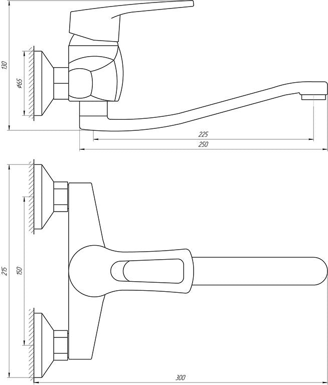 Змішувач для кухні Domino SIRIUS DSV-104