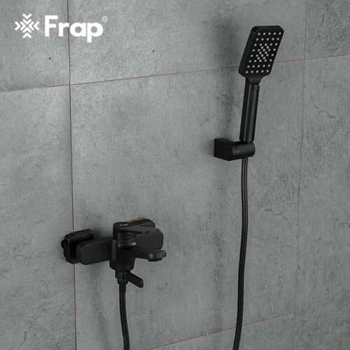 Змішувач для ванни Frap F3262, чорний
