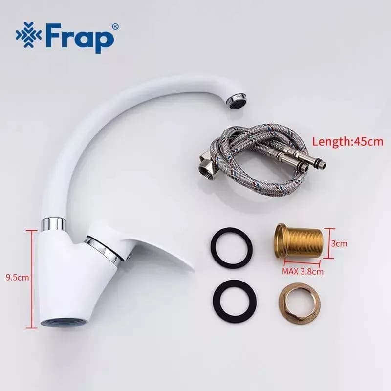 Змішувач для кухні FRAP F4101-12 білий