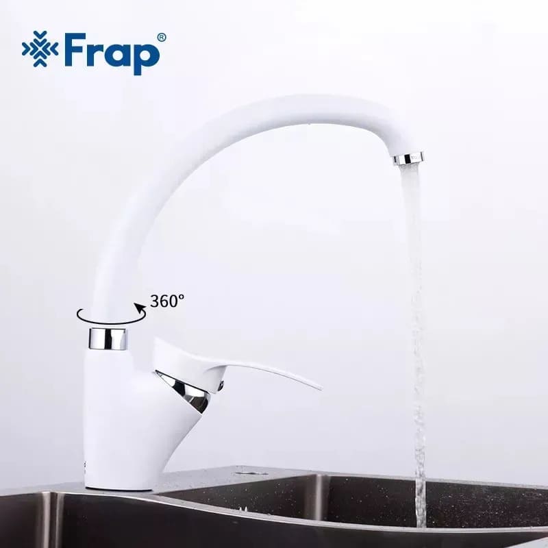Змішувач для кухні FRAP F4101-12 білий