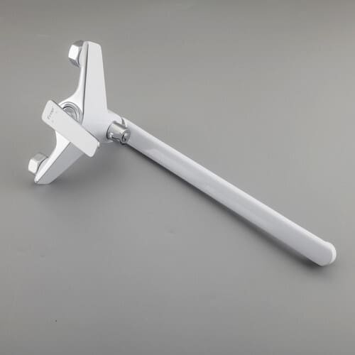 Змішувач для ванни Frap F2258, білий/хром