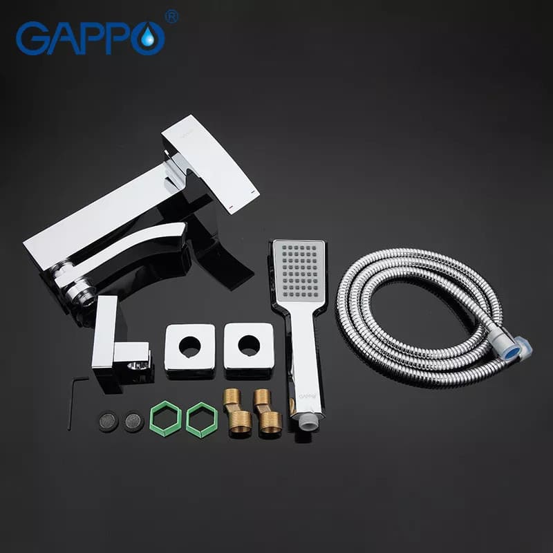 Змішувач для ванни GAPPO G3207, хром