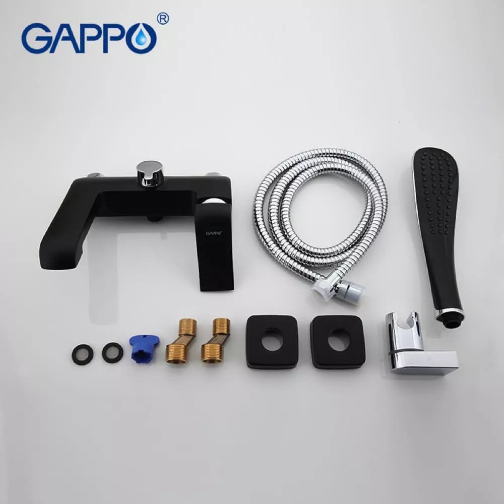 Змішувач для ванни GAPPO G3250, чорний