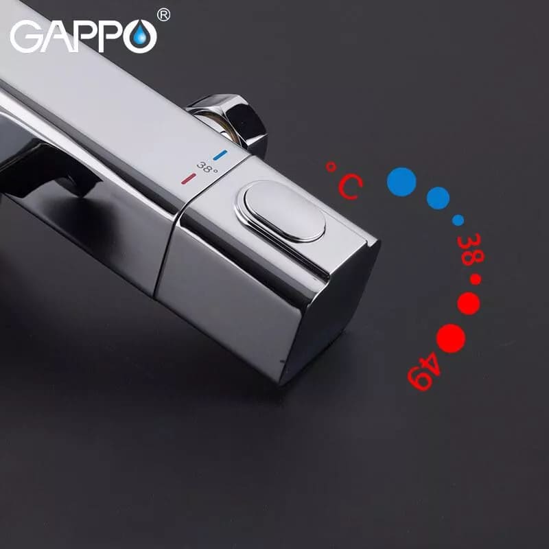 Змішувач для ванни GAPPO G3291 термостат, хром