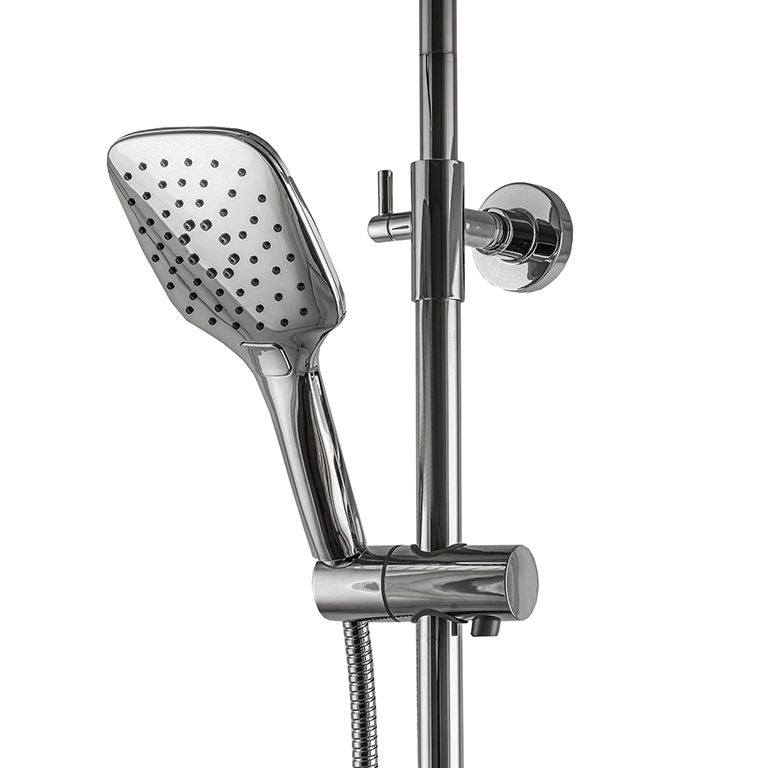 Душова система Globus Lux GLM-0041T Куб Termostatic Штанга Круглая 1350мм, з виливом латунь