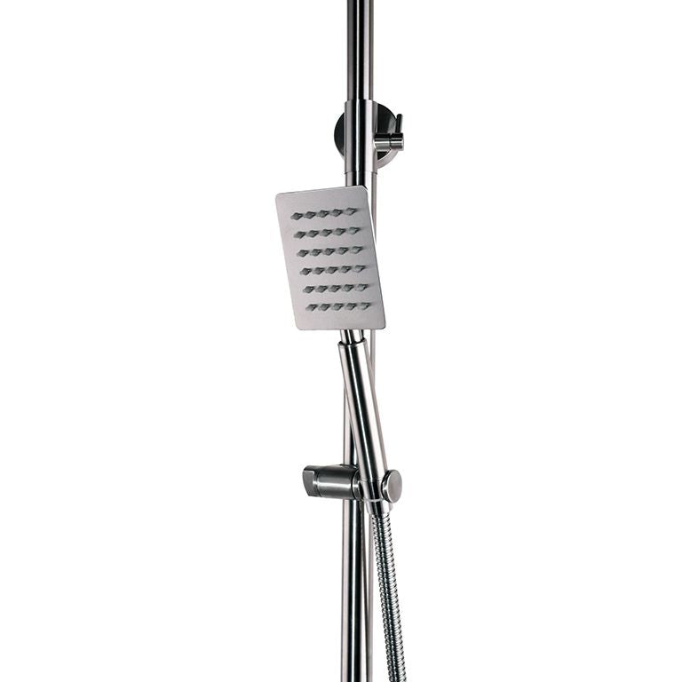 Душова система Globus Lux ALPEN SBT1-SQ-02-304 Нерж., з виливом, ручна лійка SUS, Тропік SUS 250*250мм
