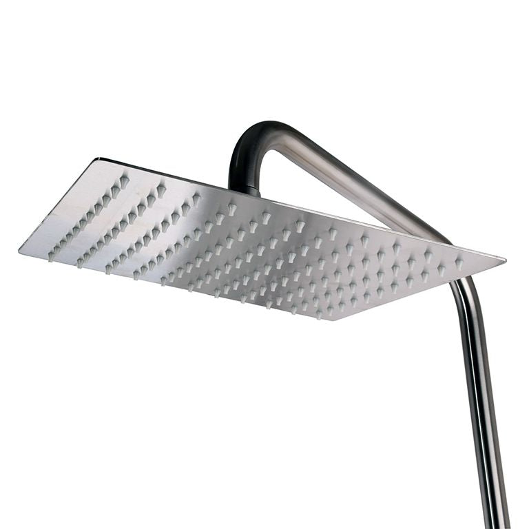 Душова система Globus Lux ALPEN SBT1-SQ-02-304 Нерж., з виливом, ручна лійка SUS, Тропік SUS 250*250мм