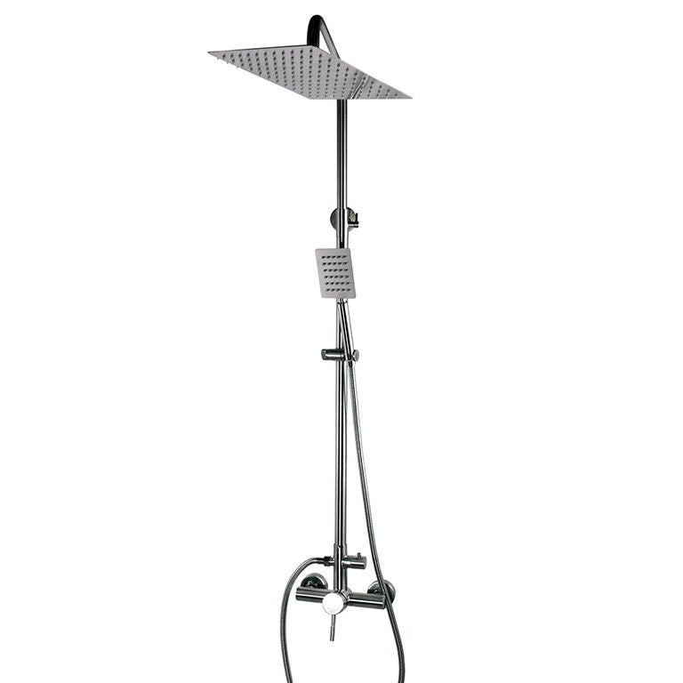 Душова система Globus Lux ALPEN SBT1-SQ-05-304 Нерж., ручна лійка SUS, Тропік SUS 250*250мм