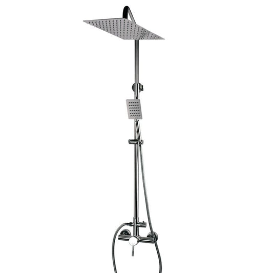 Душова система Globus Lux ALPEN SBT1-SQ-05-304 Нерж., ручна лійка SUS, Тропік SUS 250*250мм