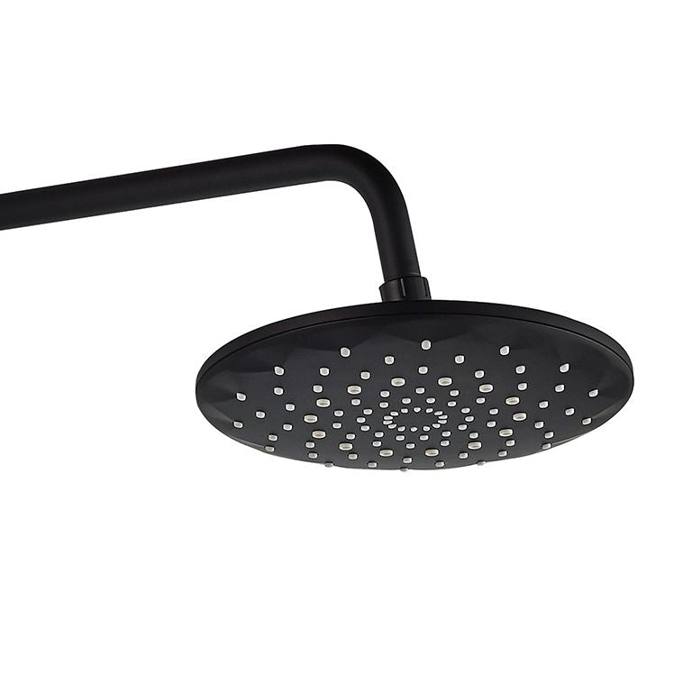 Душова система Globus Lux GLA-0002N-10-BB LAGUNA, з поворотним виливом латунь, Чорний мат
