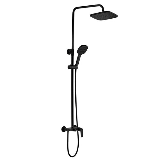 Душова система Globus Lux GLA-0005N-10-BB LAGUNA без виливу латунь Чорна матовая