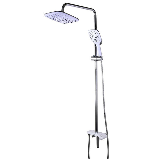 Душова система Globus Lux GLA-0005N-7-WHITE LAGUNA без виливу латунь Біла