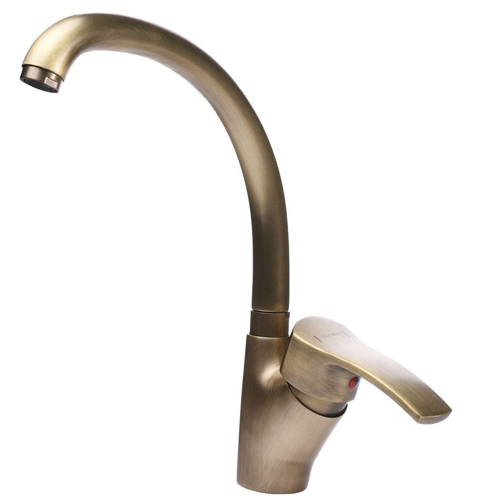 Змішувач для кухні Globus Lux Queensland GLQU-0203S-BIG-9-BRONZE