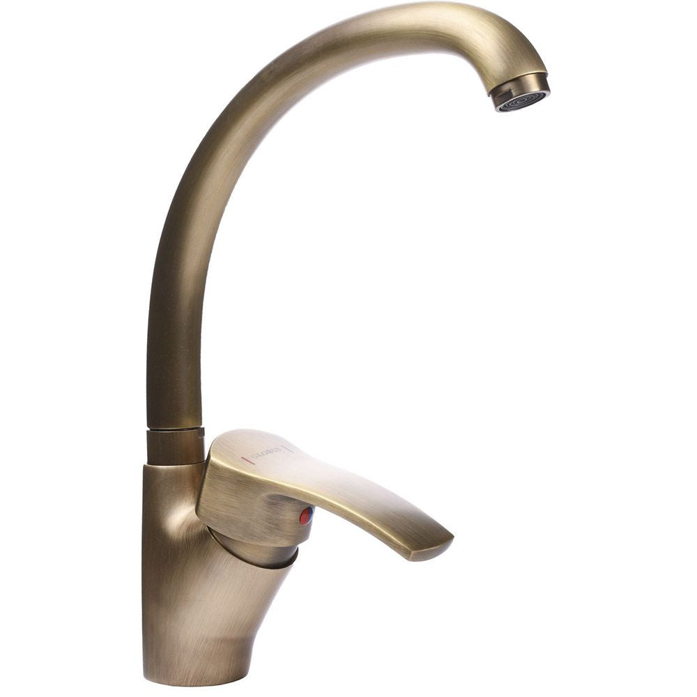 Змішувач для кухні Globus Lux Queensland GLQU-0203S-BIG-9-BRONZE