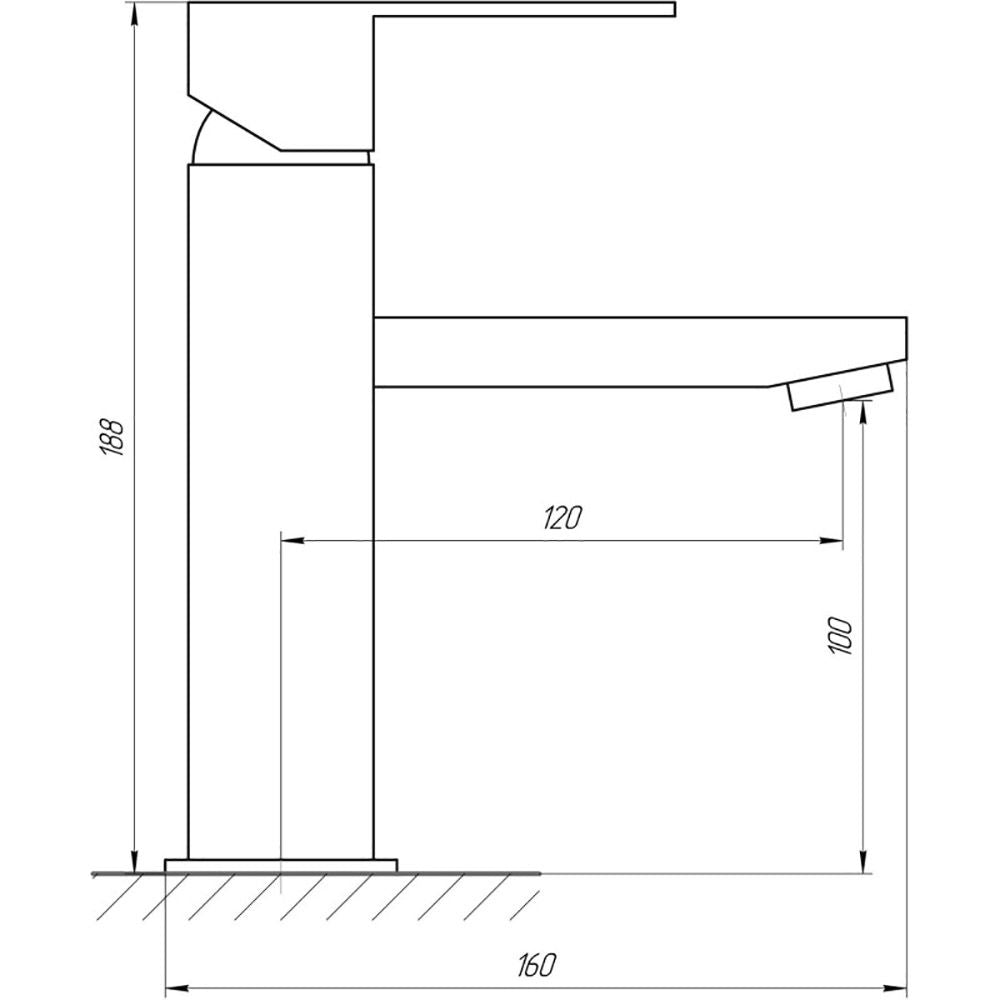 Змішувач для умивальника Globus Lux SICILIA SBQ-101