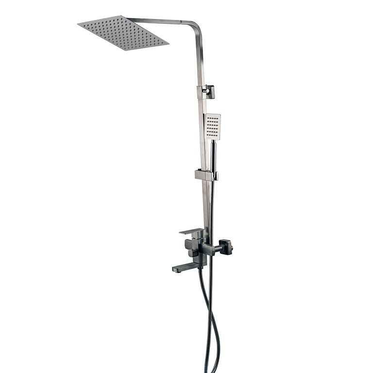 Душова система Globus Lux SICILIA VAN-SBQ-SH-02-304 Нерж., з виливом, Тропік SUS 250*250мм