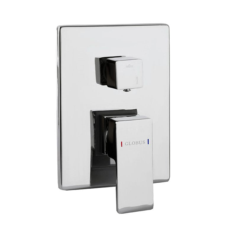 Душова система Globus Lux GLM-205-SMART box КУБ вбудована, Комплект, Хром