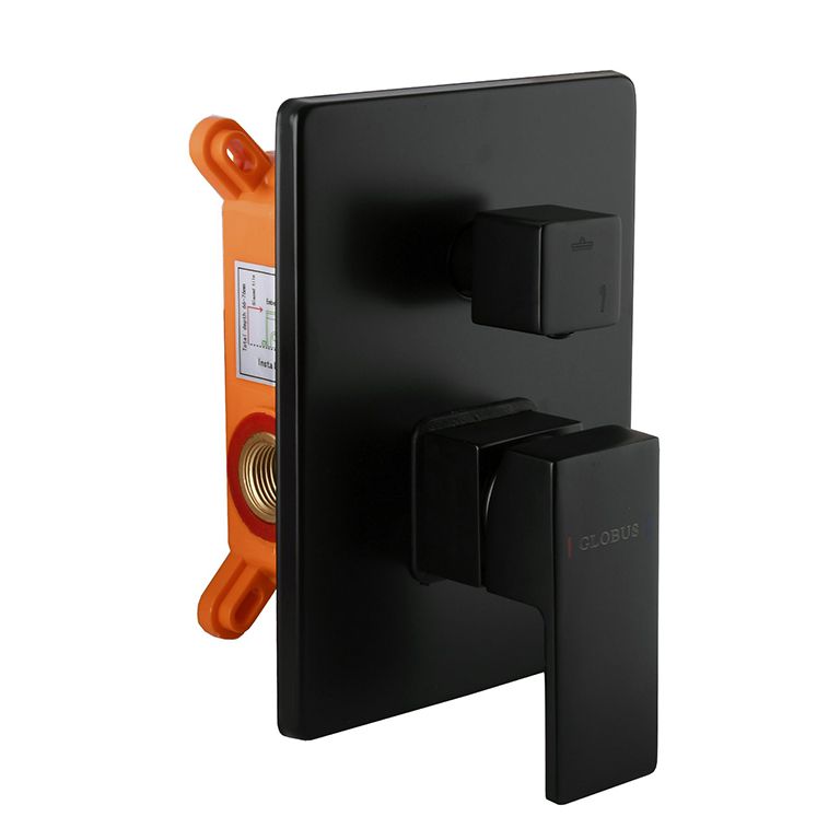 Душова система Globus Lux GLM-205-BB-SMART box КУБ вбудована, Комплект, Чорний Мат.
