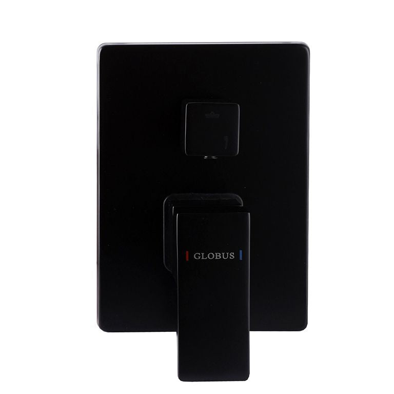 Душова система Globus Lux GLM-205-BB-SMART box КУБ вбудована, Комплект, Чорний Мат.