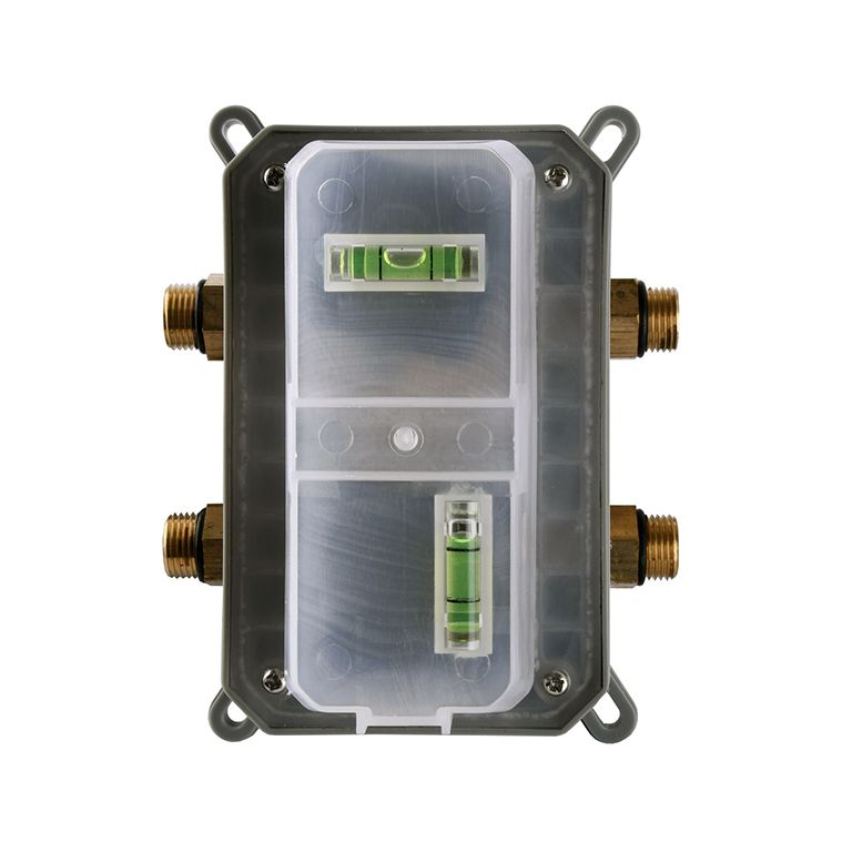 Душова система Globus Lux SMART GLM-405-BB-TT SMART box Termostatic КУБ вбудована, Комплект, Чорний Мат.