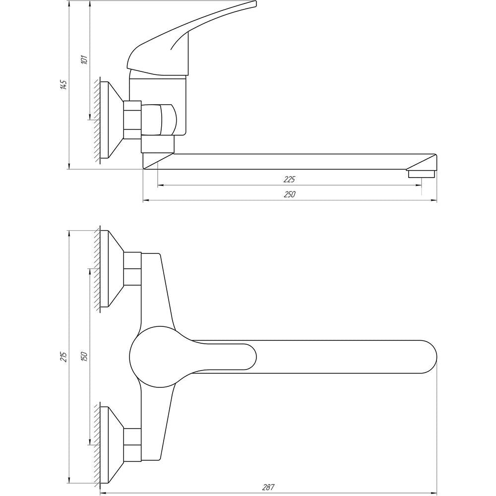 Змішувач для кухні Globus Lux SOLLY GLSO-0104