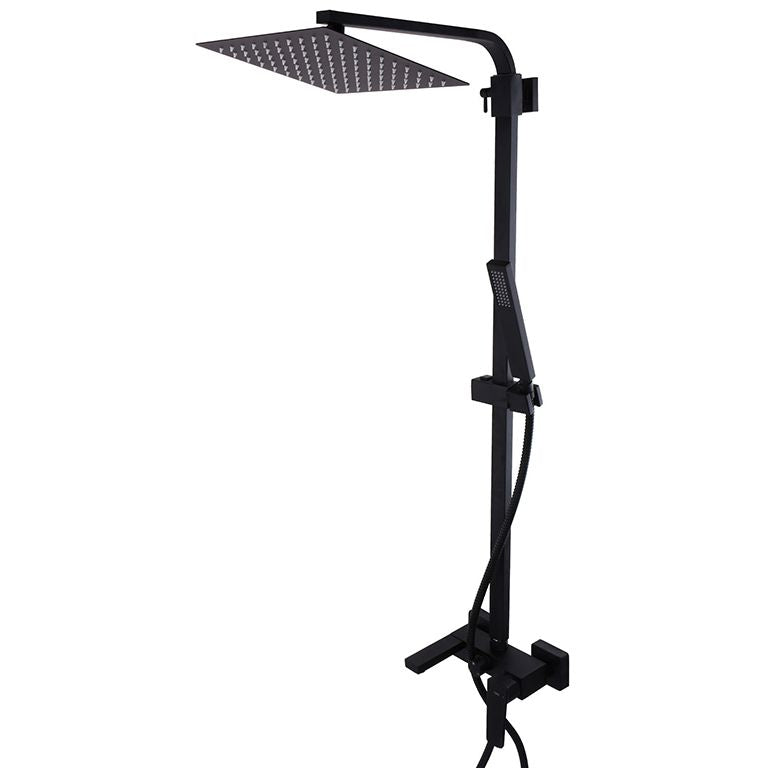 Душова система TOPAZ LEXI TL 21102-H57-BL з виливом, комплект Н-155см, Чорний